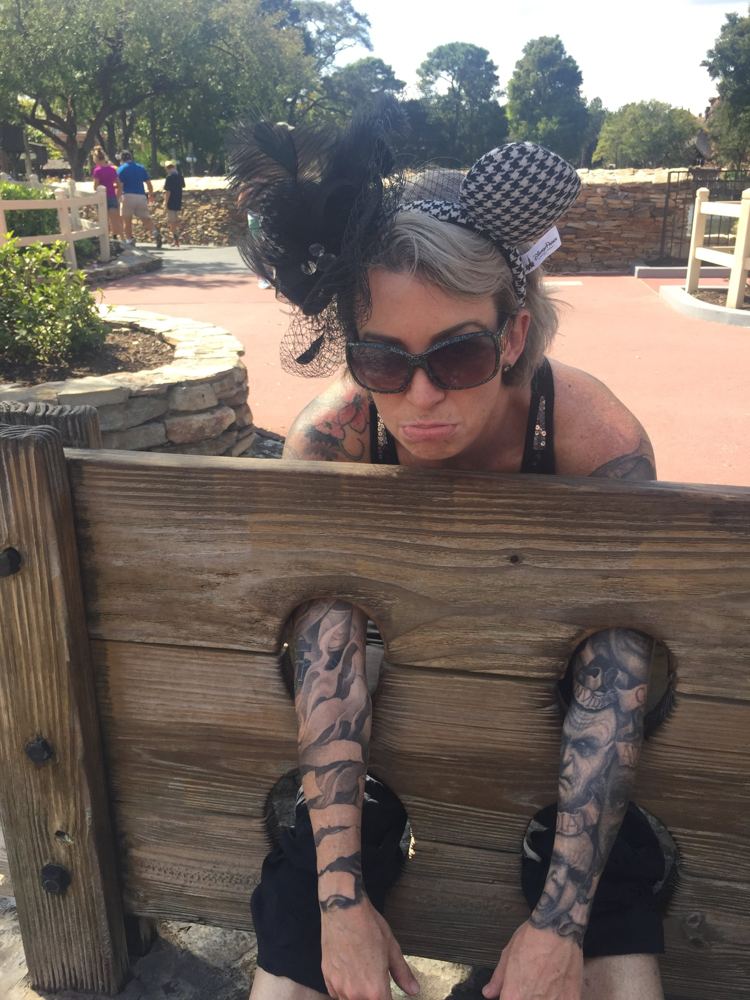 Pouting in the stocks