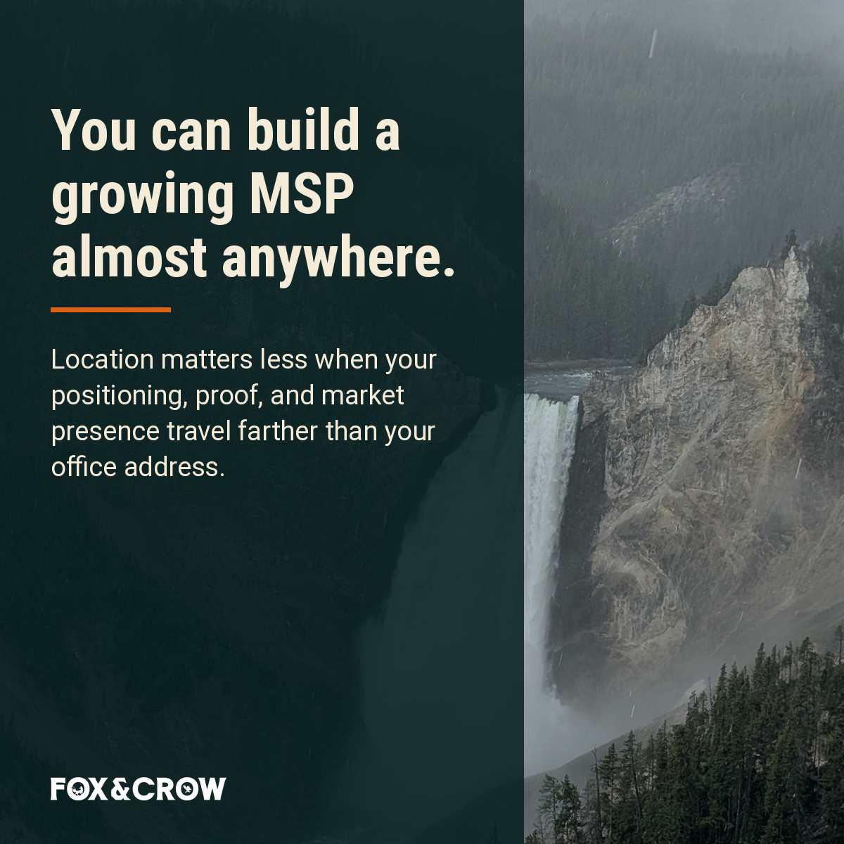 Quote: Ian Richardson on MSP geography and market opportunity