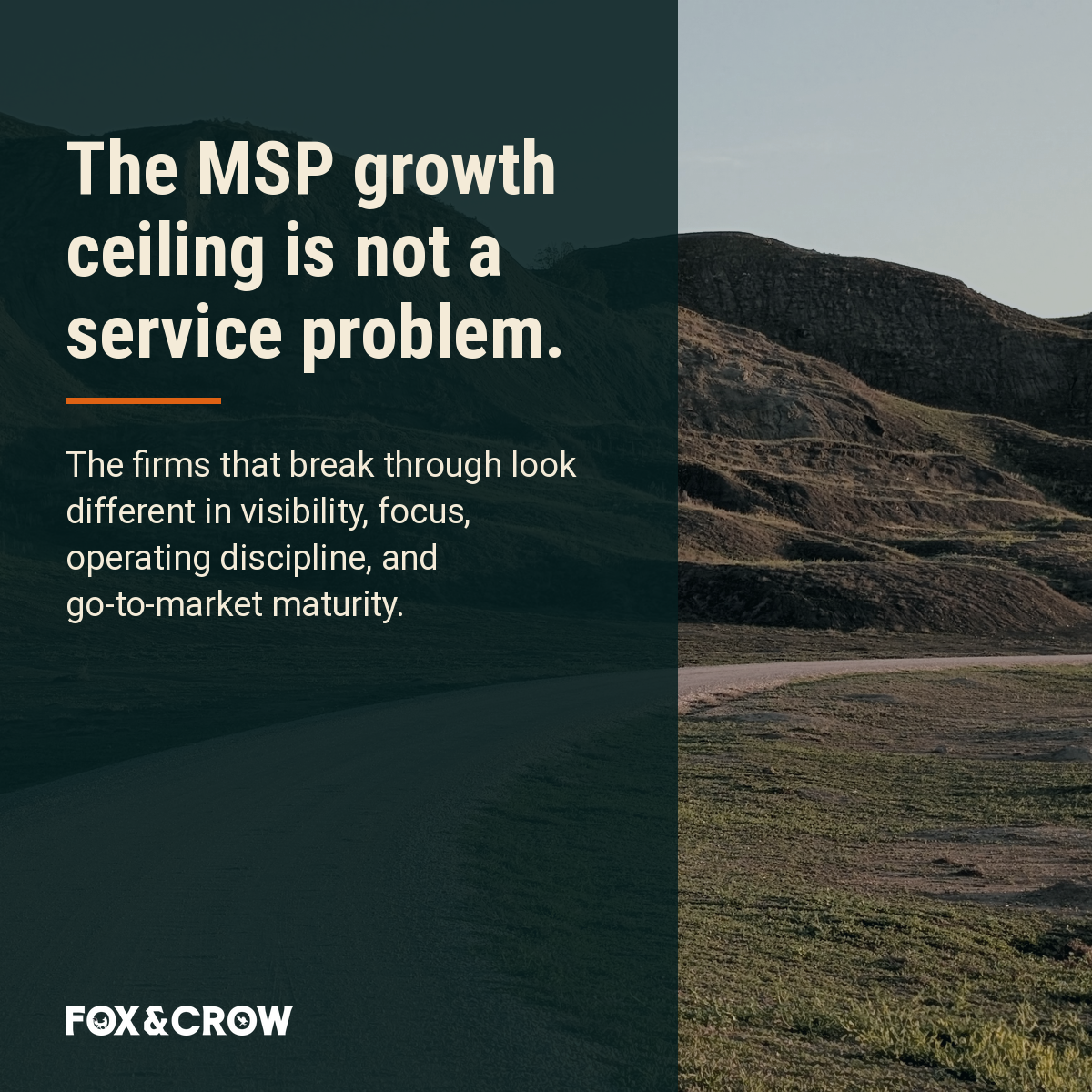 Carrie Richardson quote about the market-facing systems behind MSP growth