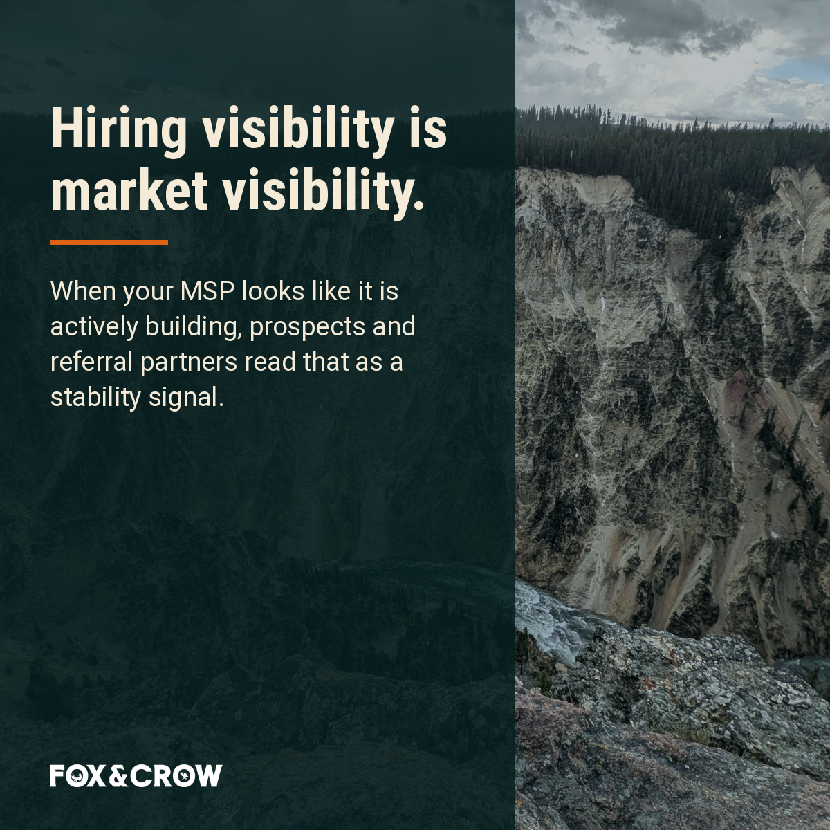 Quote: Ian Richardson on MSP hiring signals and employer brand