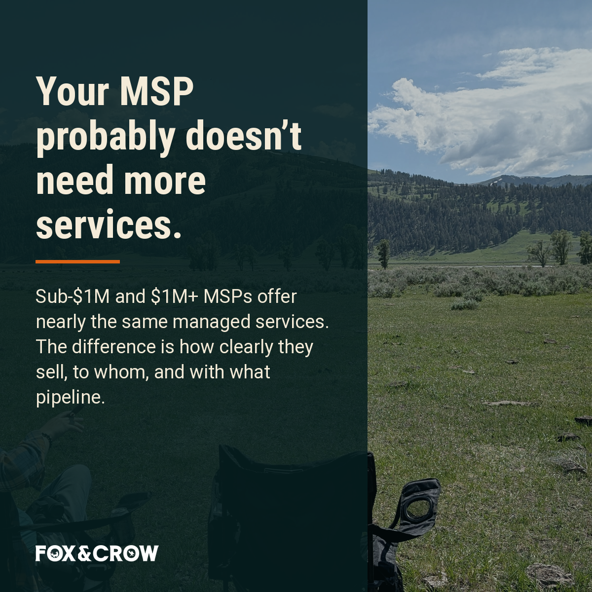 Quote: Ian Richardson on MSP service breadth and pipeline