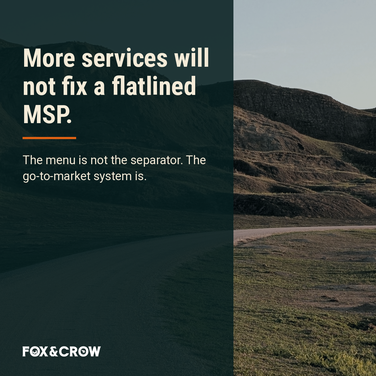 Stat: 3.7 vs 3.9 average services offered — the menu is not the ceiling
